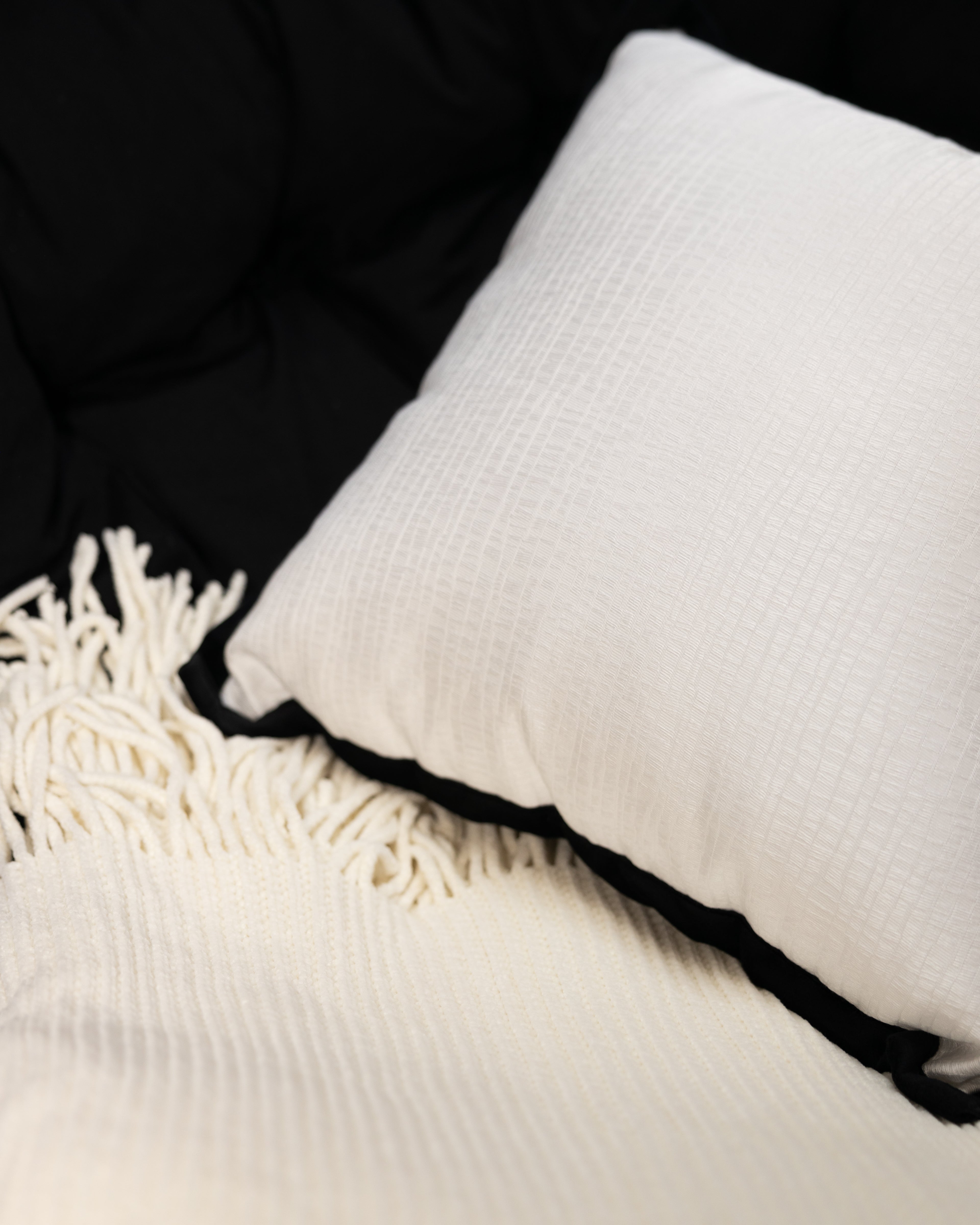 Chenille Textured Design Jacquard Pillow